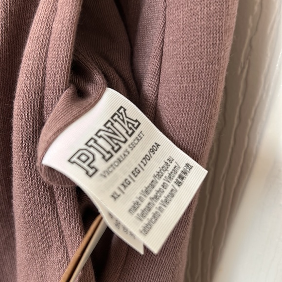 Pink Victoria’s Secret Everyday Lounge Reversible Sherpa Joggers brown - Picture 8 of 12